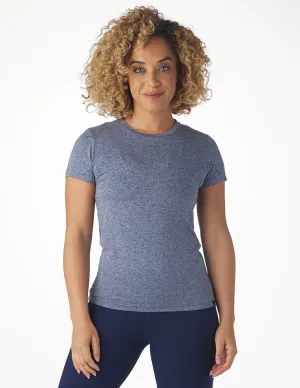 Simplicity Tee: Indigo Heather