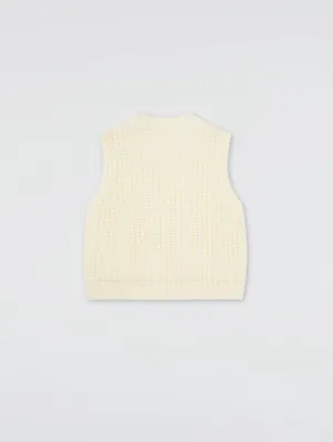 Solid Color Knit Vest