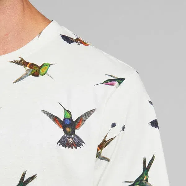 Stockholm Hummingbirds - T-Shirt mit Allover Print