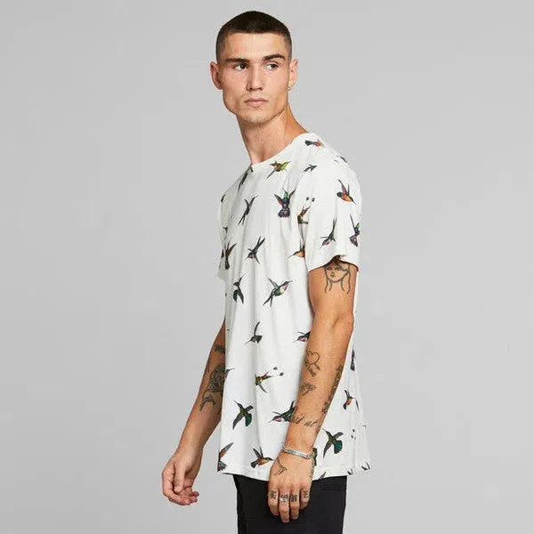 Stockholm Hummingbirds - T-Shirt mit Allover Print