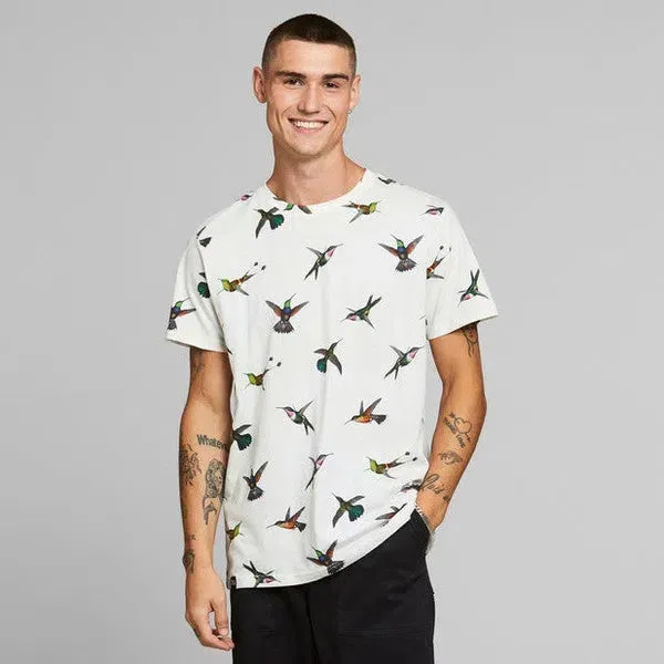 Stockholm Hummingbirds - T-Shirt mit Allover Print