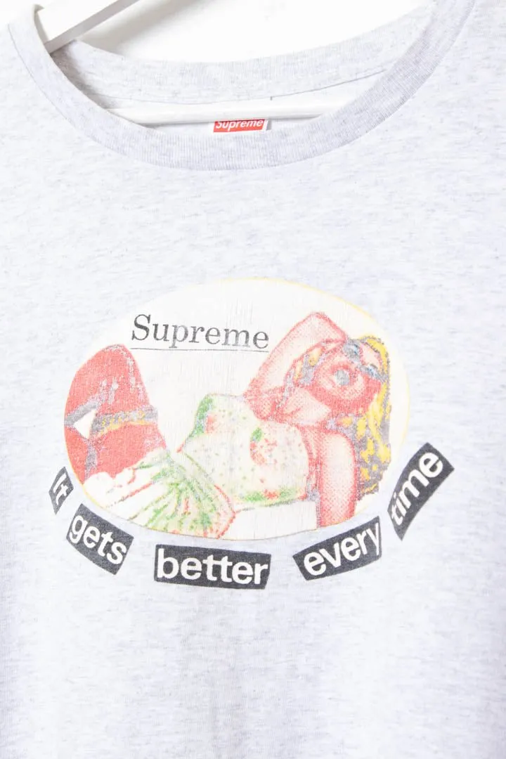 Supreme It Gets Better Every Time T-Shirt (XL)