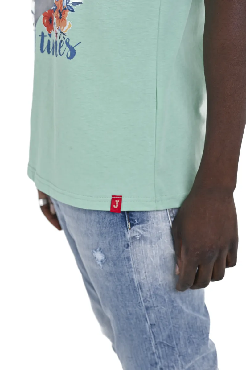 T-Shirt regular Still Verde Acqua SS24