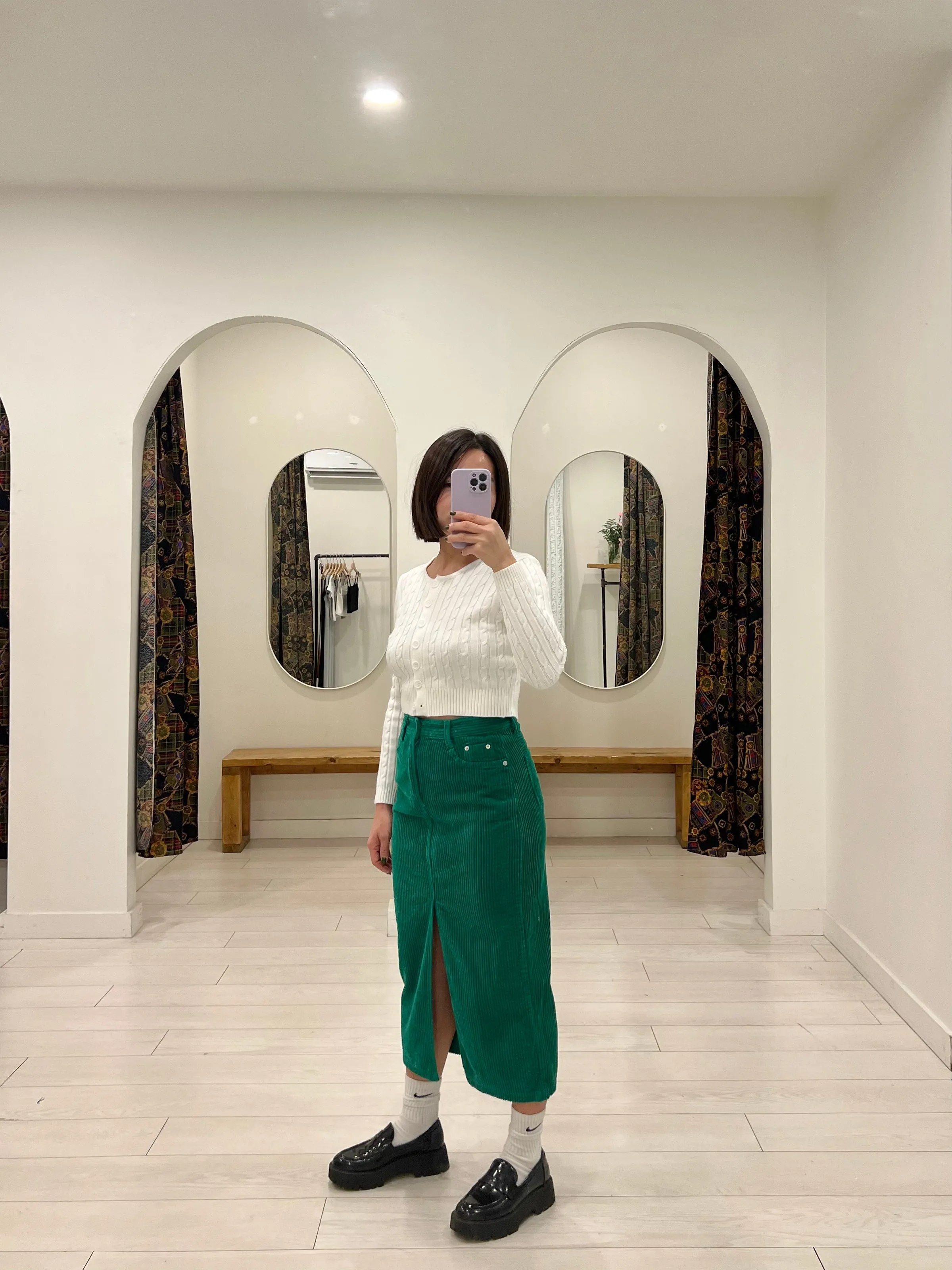 TESS Corduroy skirt