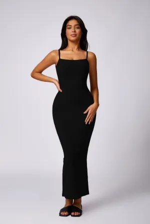 Thalia Long Dress - Black (FINAL SALE)