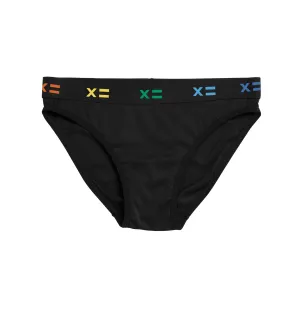 Tucking Bikini - Black X= Rainbow