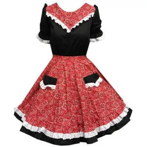 Western Bandana Square Dance Outfit