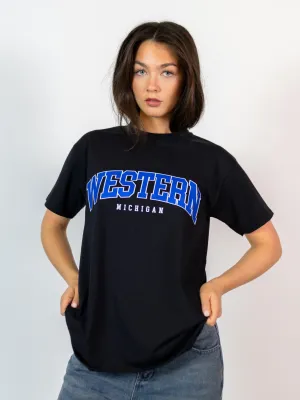 WESTERN MICHIGAN TEE - SORT