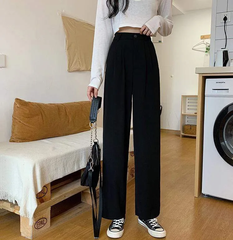 Women's Casual High-waisted Loose Pants