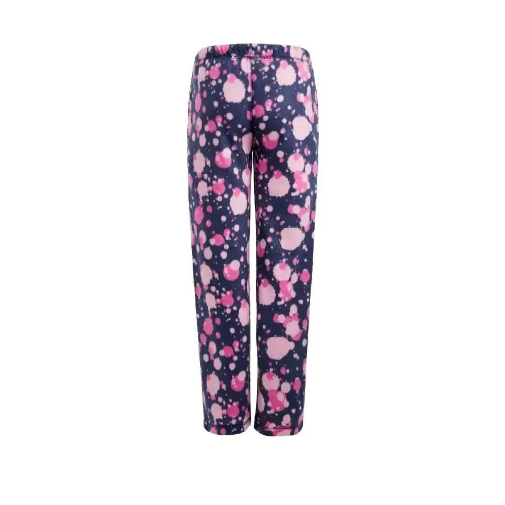 Women's Fleece Pajama Pants With Elastic Waistband