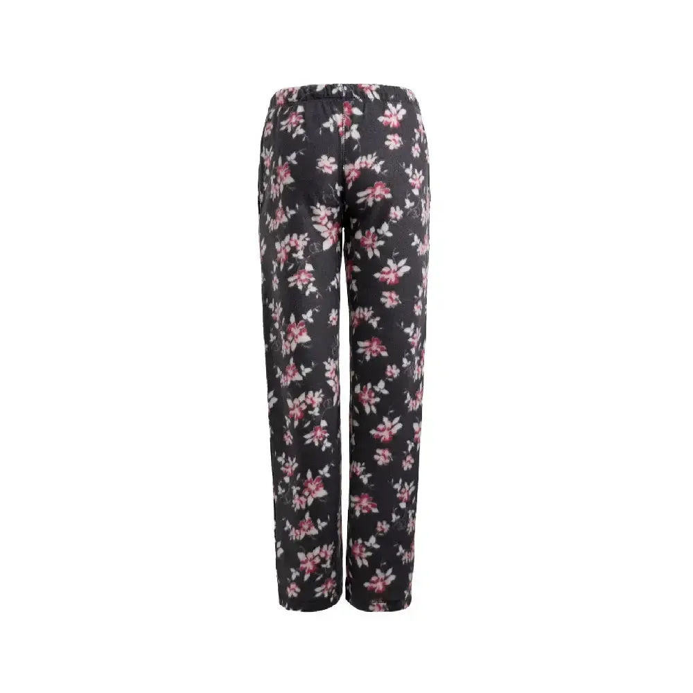 Women's Fleece Pajama Pants With Elastic Waistband